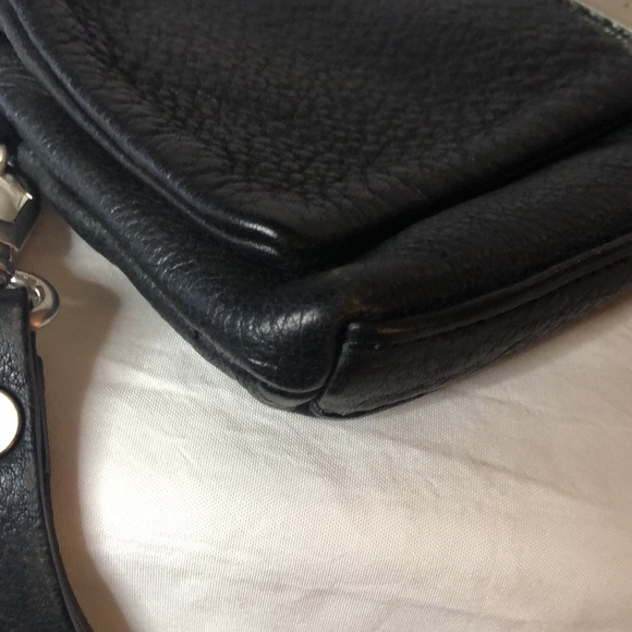 KENNETH COLE NY black pebble leather wristlet/wallet. Holds up to 6 cards. - Picture 7 of 14